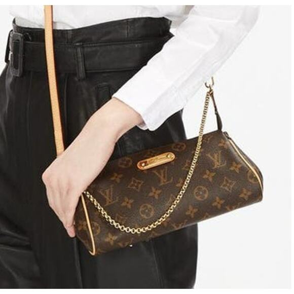 💎✨RARE AND DISCONTINUED✨💎Louis Vuitton Monogram Eva 2-Way Crossbody - Picture 3 of 8